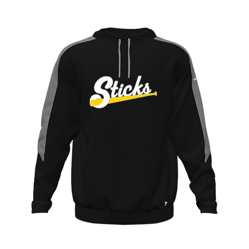 [CUS-DFW-HOOD-FLC-LSL-BLK-YXS-LOGO3] Hoodie (Youth XS, Black, Logo 3)