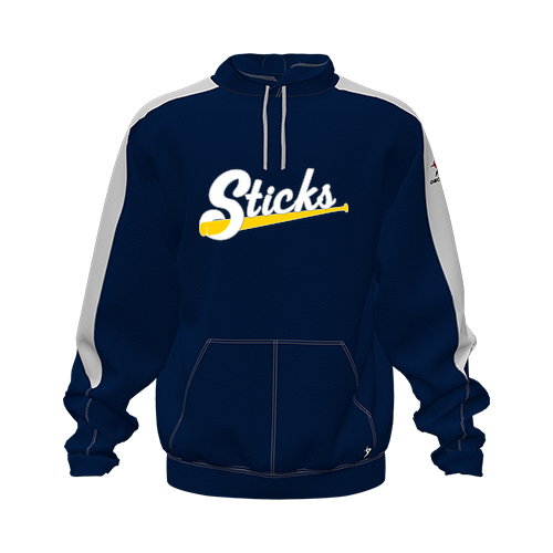 [CUS-DFW-HOOD-FLC-LSL-NVY-YXS-LOGO3] Hoodie (Youth XS, Navy, Logo 3)