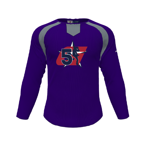 [CUS-DFW-PULL-FLC-CNK-LSL-PUR-YS-LOGO1] Pullover (Youth S, Purple, Logo 1)