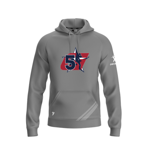 [CUS-DFW-SUHOOD-FLC-LSL-GRY-YXS-LOGO1] Summit Hoodie (Youth XS, Gray, Logo 1)