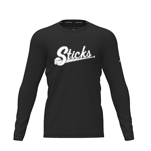 [CUS-DRIF-TEES-PER-CNK-LSL-BLK-YXS-LOGO3] Dri Fit Performance T-Shirt (Youth XS, Black, Logo 3, Long Sleeve)