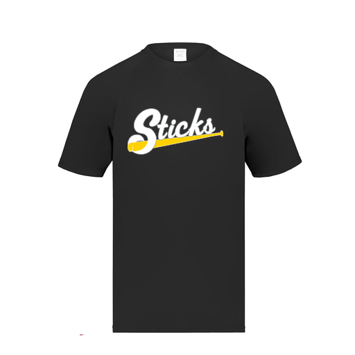 [2790.080.S-LOGO3] Men's Smooth Sport T-Shirt (Adult S, Black, Logo 3)
