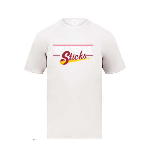 [2790.005.S-LOGO2] Men's Smooth Sport T-Shirt (Adult S, White, Logo 2)