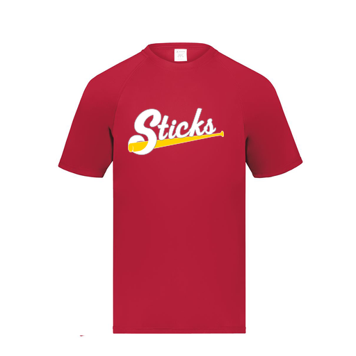 [2790.083.S-LOGO3] Men's Smooth Sport T-Shirt (Adult S, Red, Logo 3)