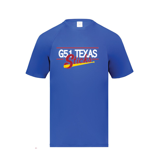 [2790.060.S-LOGO2] Men's Smooth Sport T-Shirt (Adult S, Royal, Logo 2)