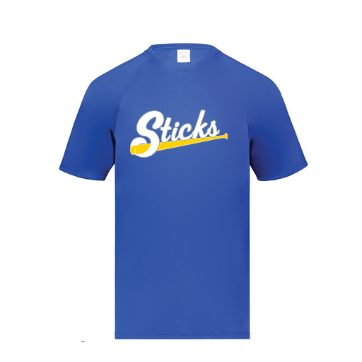 [2790.060.S-LOGO3] Men's Smooth Sport T-Shirt (Adult S, Royal, Logo 3)