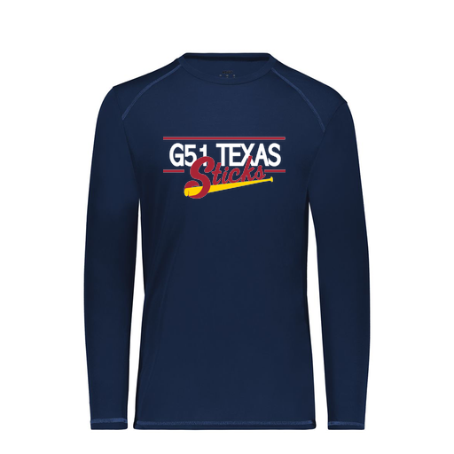 [6846.065.S-LOGO2] Youth SoftTouch Long Sleeve (Youth S, Navy, Logo 2)