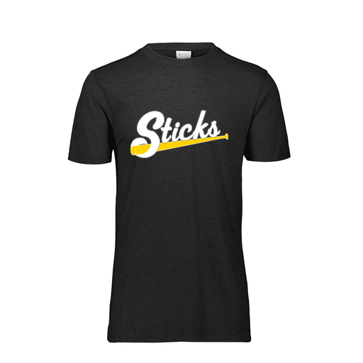 [FTSCUBBK-YS-LOGO3] Decker Youth Tri-Blend T-Shirt - Short Sleeve (Youth S, Black, Logo 3)