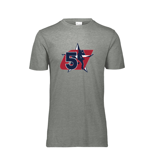 [FTSCUBGY-YS-LOGO1] Decker Youth Tri-Blend T-Shirt - Short Sleeve (Youth S, Gray, Logo 1)