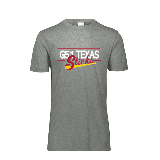 [FTSCUBGY-YS-LOGO2] Decker Youth Tri-Blend T-Shirt - Short Sleeve (Youth S, Gray, Logo 2)