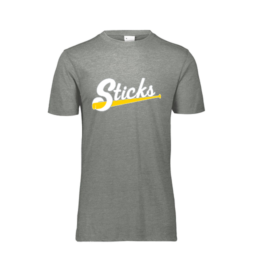 [FTSCUBGY-YS-LOGO3] Decker Youth Tri-Blend T-Shirt - Short Sleeve (Youth S, Gray, Logo 3)