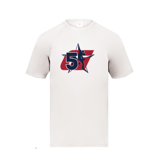 [2791.005.S-LOGO1] Youth Smooth Sport T-Shirt (Youth S, White, Logo 1)