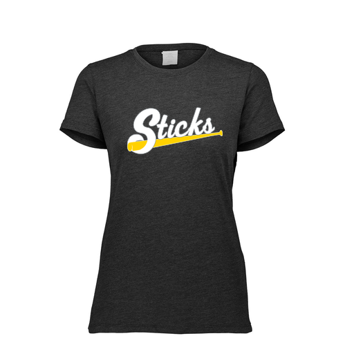 [FTSCUBBK-FAXS-LOGO3] Decker Women's Tri-Blend T-Shirt - Short Sleeve (Female Adult XS, Black, Logo 3)