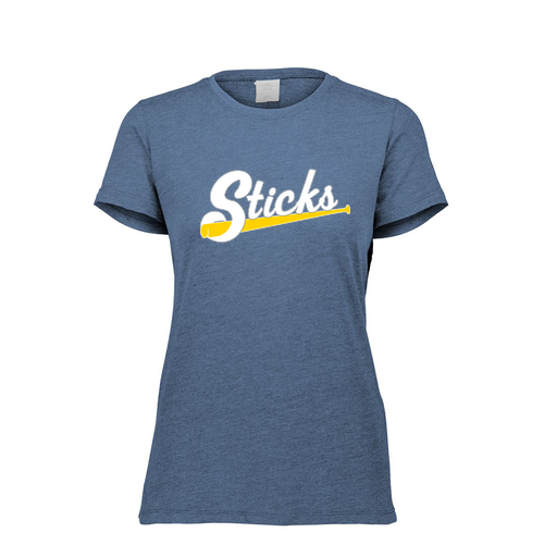 [FTSCUBNV-FAXS-LOGO3] Decker Women's Tri-Blend T-Shirt - Short Sleeve (Female Adult XS, Navy, Logo 3)