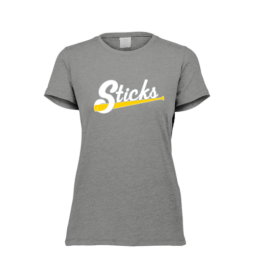 [FTSCUBGY-FAXS-LOGO3] Decker Women's Tri-Blend T-Shirt - Short Sleeve (Female Adult XS, Gray, Logo 3)