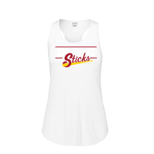 [3078.005.S-LOGO2] Ladies Tri Blend Tank Top (Female Adult S, White, Logo 2)