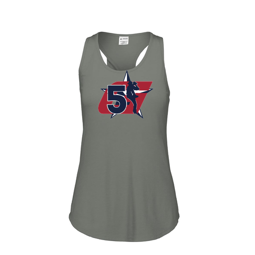 [3078.013.S-LOGO1] Ladies Tri Blend Tank Top (Female Adult S, Gray, Logo 1)