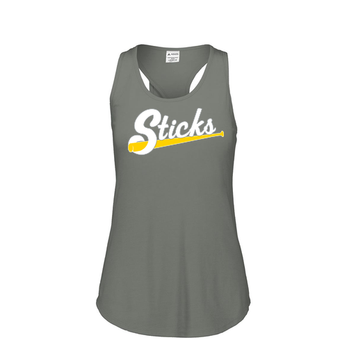 [3078.013.S-LOGO3] Ladies Tri Blend Tank Top (Female Adult S, Gray, Logo 3)