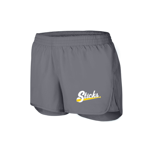 [2430.059.XS-LOGO3] Women's Performance Shorts (Female Adult XS, grey, Logo 3)
