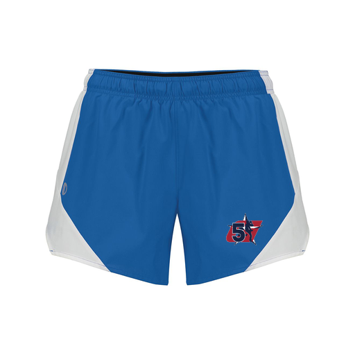 [229489.H02.S-LOGO1] Girls Olympus Shorts (Female Youth S, Royal, Logo 1)
