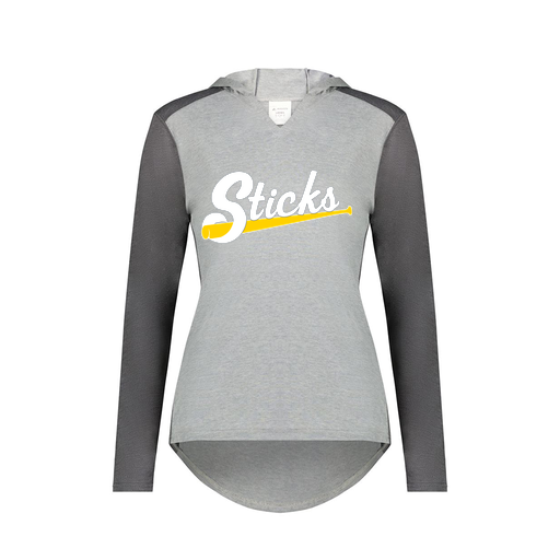 [6902.30V.XS-LOGO3] Ladies Vintage Hoodie (Female Adult XS, Gray, Logo 3)