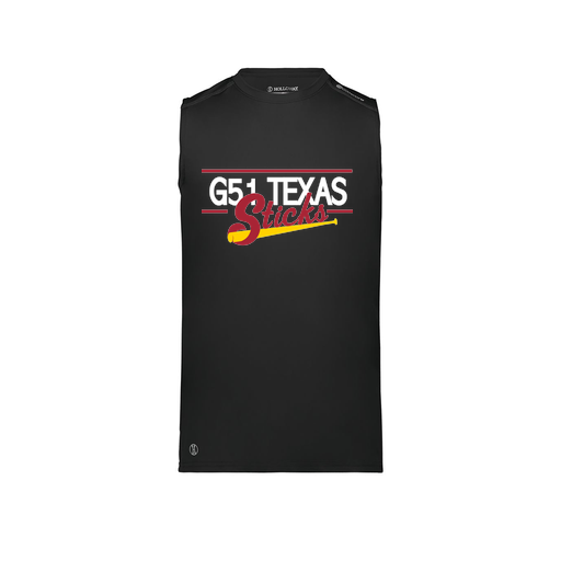 [222593.080.S-LOGO2] Men's CoolDry TankTop (Adult S, Black, Logo 2)