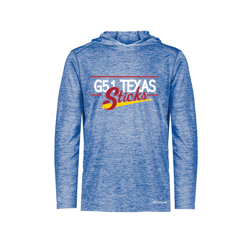 [FOLHCGRY-AS-LOGO2] Decker Men's Charge Hoodie (Adult S, Royal, Logo 2)