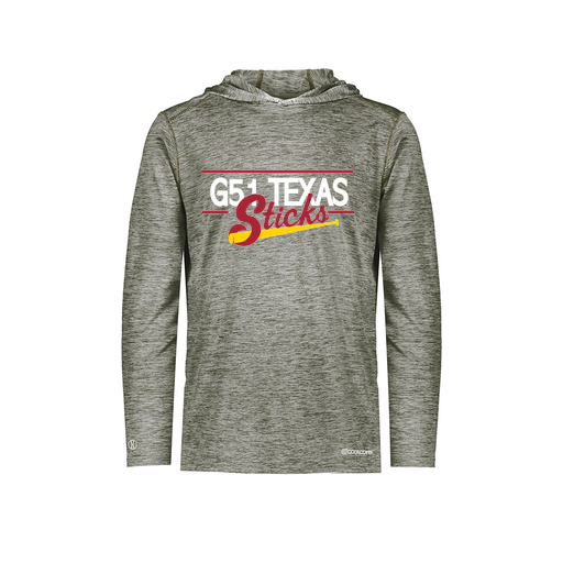 [FOLHCGGY-AS-LOGO2] Decker Men's Charge Hoodie (Adult S, Gray, Logo 2)