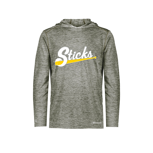 [CUS-DFW-CHGHOOD-PER-LSL-GRY-AS-LOGO3] Men's Charge Hoodie (Adult S, Gray, Logo 3)