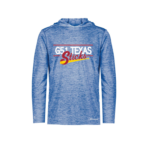 [FOLHCGRY-YS-LOGO2] Decker Youth Charge Hoodie (Youth S, Royal, Logo 2)