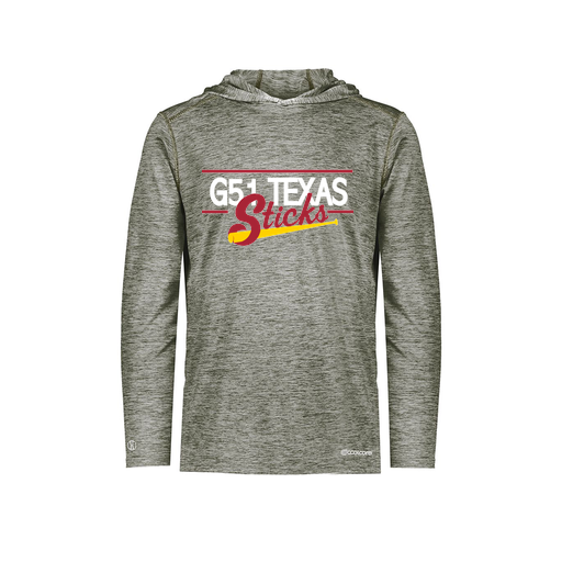 [FOLHCGGY-YS-LOGO2] Decker Youth Charge Hoodie (Youth S, Gray, Logo 2)