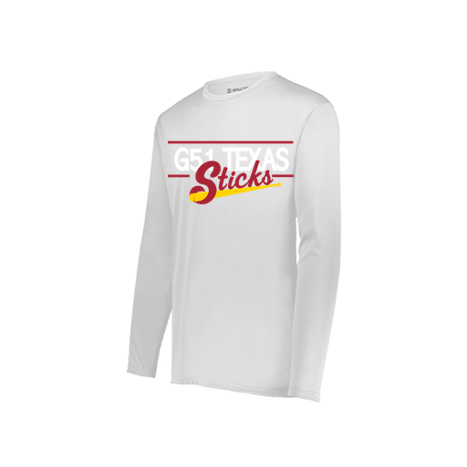 [222822.005.XS-LOGO2] Men's LS Smooth Sport Shirt (Adult XS, White, Logo 2)