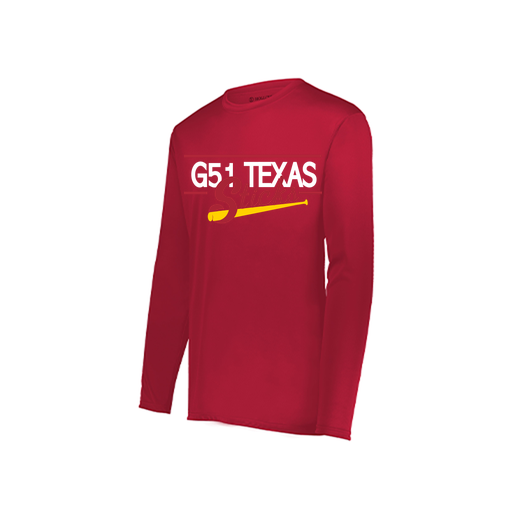 [222822.083.XS-LOGO2] Men's LS Smooth Sport Shirt (Adult XS, Red, Logo 2)