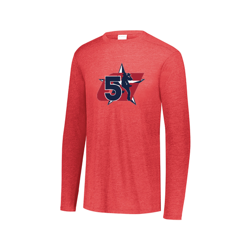 [3075.V96.XS-LOGO1] Men's LS Ultra-blend T-Shirt (Adult XS, Red, Logo 1)