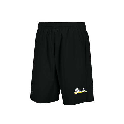 [229556.080.XS-LOGO3] Men's Weld Short (Adult XS, Black, Logo 3)
