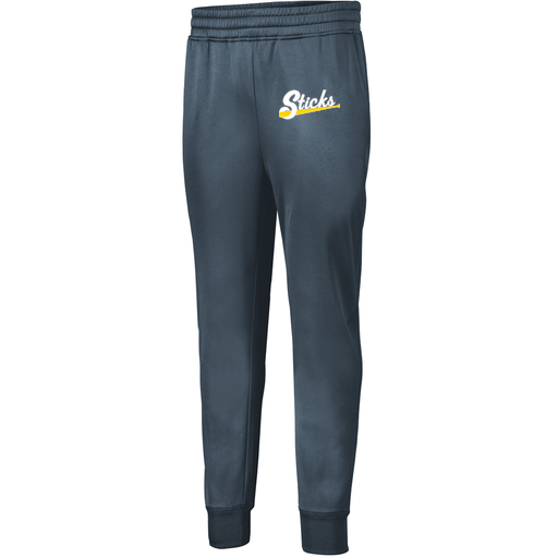[5566.059.XS-LOGO3] Men's PERFORMANCE FLEECE JOGGER (Adult XS, Gray, Logo 3)