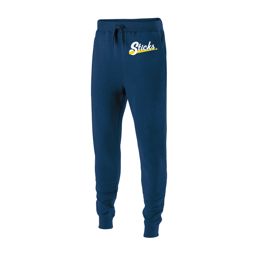 [229548.065.XS-LOGO3] Men's 60/40 Fleece Jogger (Adult XS, Navy, Logo 3)