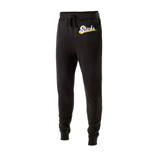 [229648.080.S-LOGO3] Youth 60/40 Fleece Jogger (Youth S, Black, Logo 3)