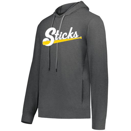 [222698.E83.S-LOGO3] YOUTH VENTURA THIN KNIT HOODIE (Youth S, Gray, Logo 3)