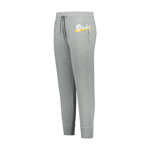 [222799.013.XS-LOGO3] LADIES VENTURA SOFT KNIT JOGGER (Female Adult XS, Silver, Logo 3)
