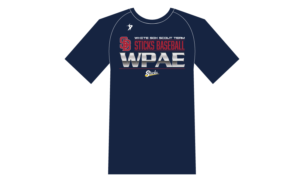 Sticks Baseball - Navy WPAE Shirt