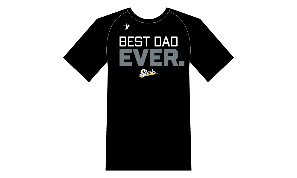 Sticks Baseball - Best Dad Ever Shirt