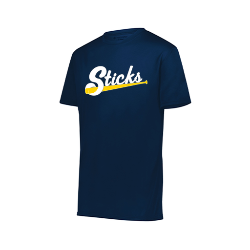 [222819.065.XXS-LOGO3] Youth Movement Dri Fit Shirt (Youth XXS, Navy, Logo 3)