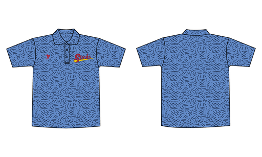 Sticks Baseball - Blue Polo