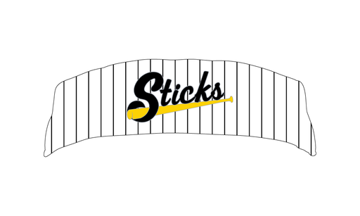 Sticks Baseball - White Headband